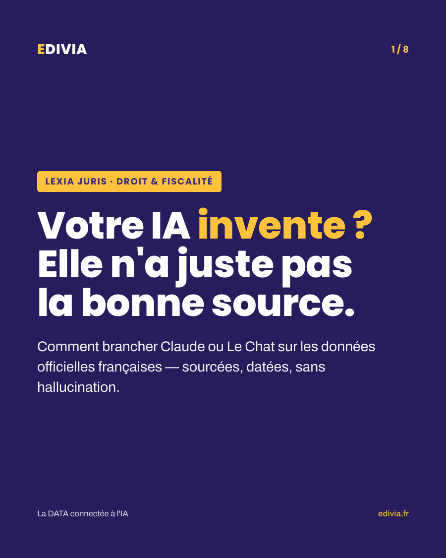 Couverture — Votre IA invente ? Branchez-la sur la source